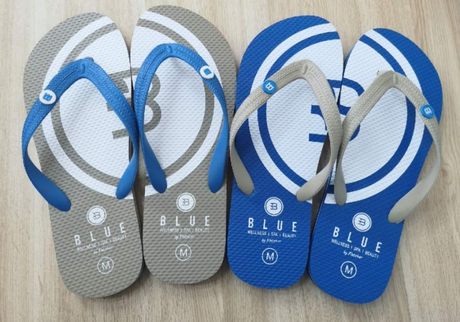 Rubber teenslippers 2 kleurcombi's Rubber teenslippers 2 kleurcombi's