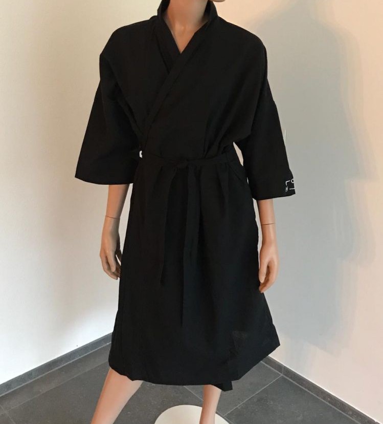 Badjas Kimono in poly-katoen mix Badjas Kimono in poly-katoen mix