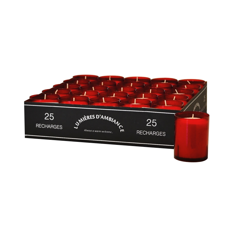 kaarsen refills, 24-uurs, per 100 st verpakt kaarsen refills, 24-uurs, per 100 st verpakt